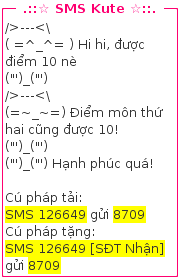 Sms chuc thi tot